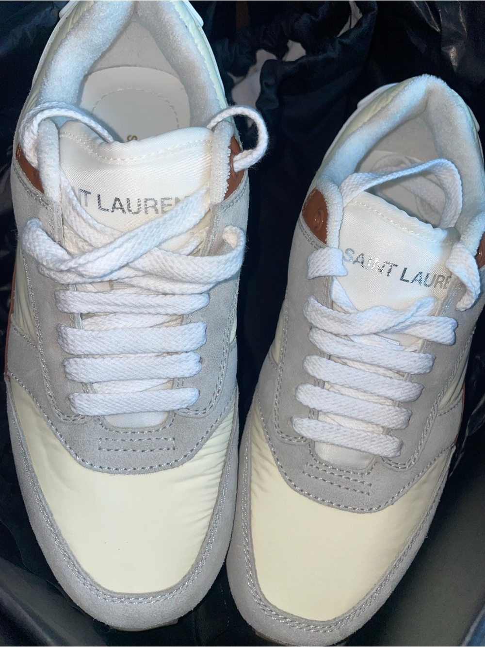 SAINT LAURENT BUMP Sneakers sz37 BNWt - Picture 4 of 10